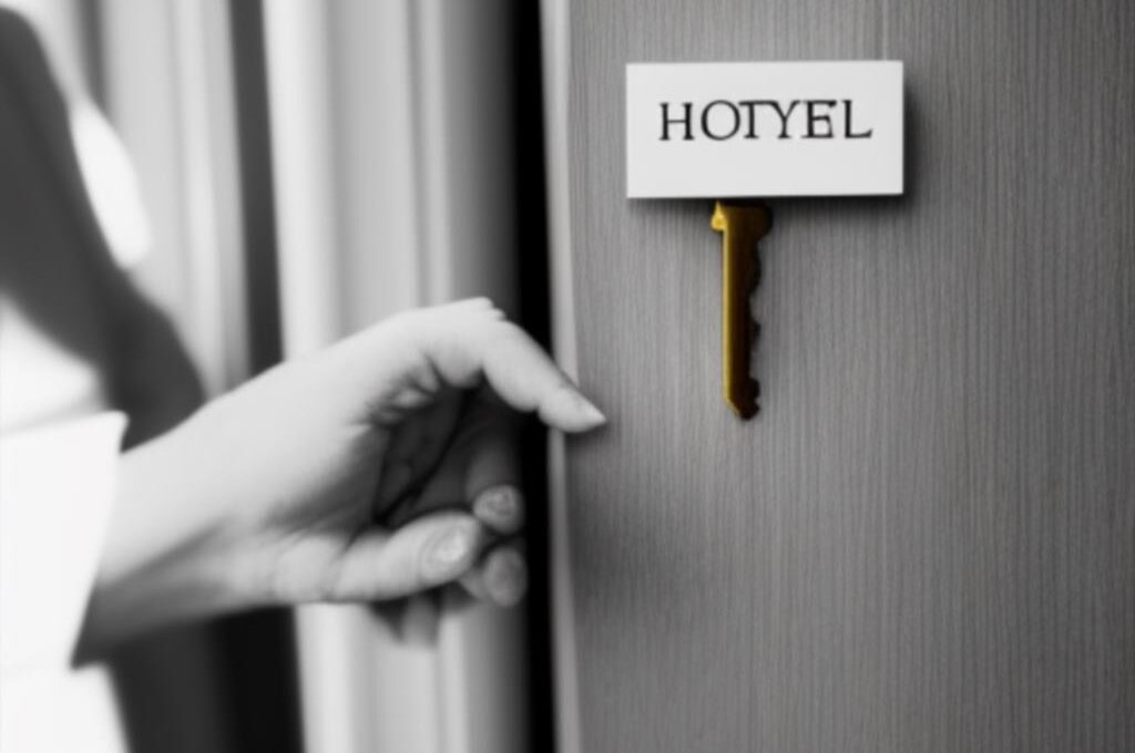 Czy oddaje się klucz w hotelu?