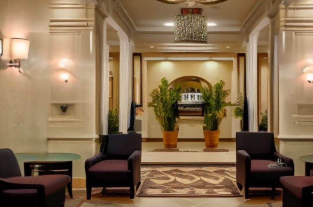 Lobby w hotelu