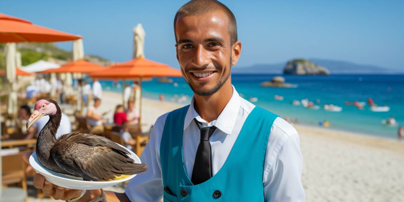 Ile zarabia kelner w hotelu w turcji? pensja i napiwki